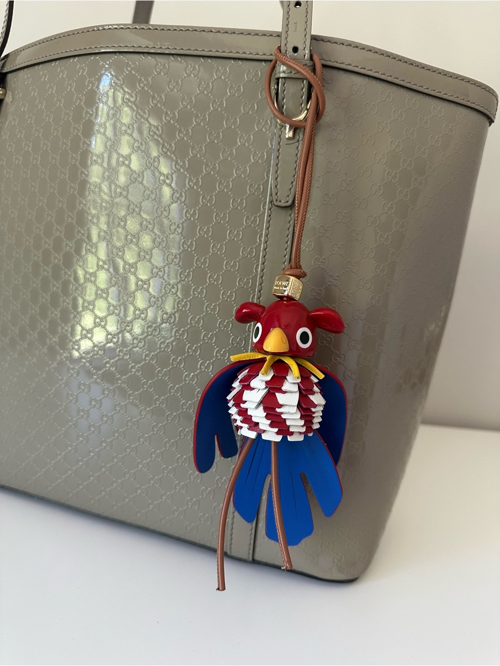Loewe Parrot Charm Bag